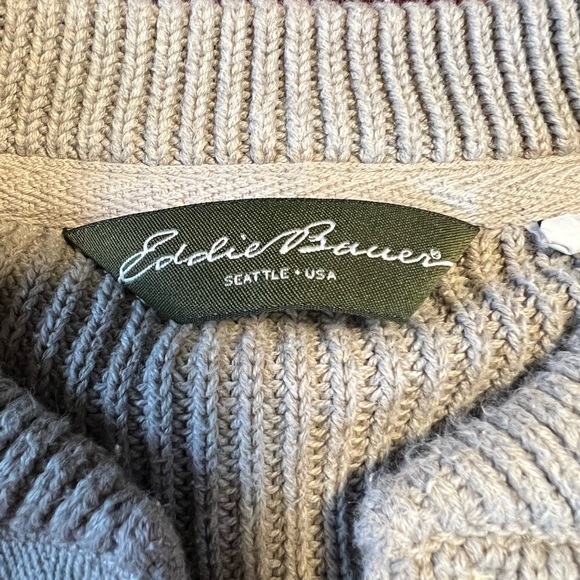 Eddie Bauer Tan Sweater! XL Barley worn - Picture 2 of 3